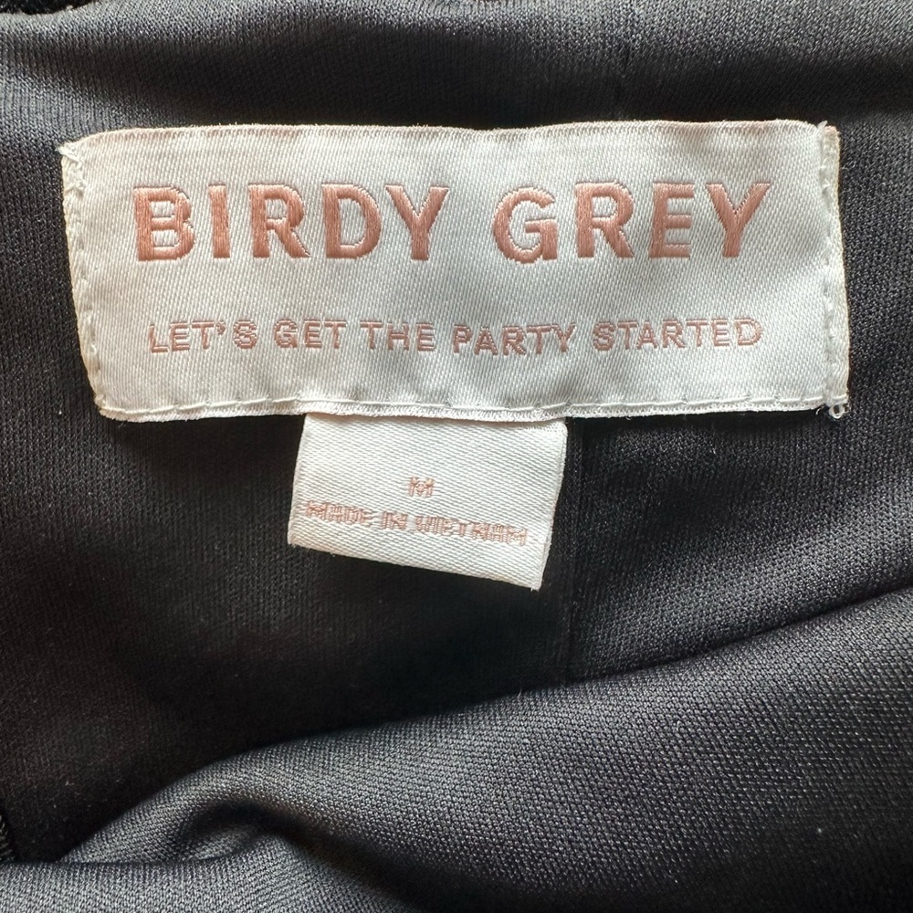 Birdy Grey Ash Dress in Crepe Black - Picture 6 of 8
